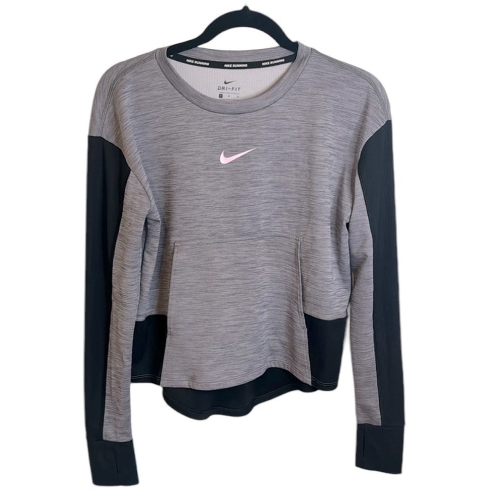Nike | Dri-Fit | Running | Long Sleeve | Colorblock | Athletic | Performance Top